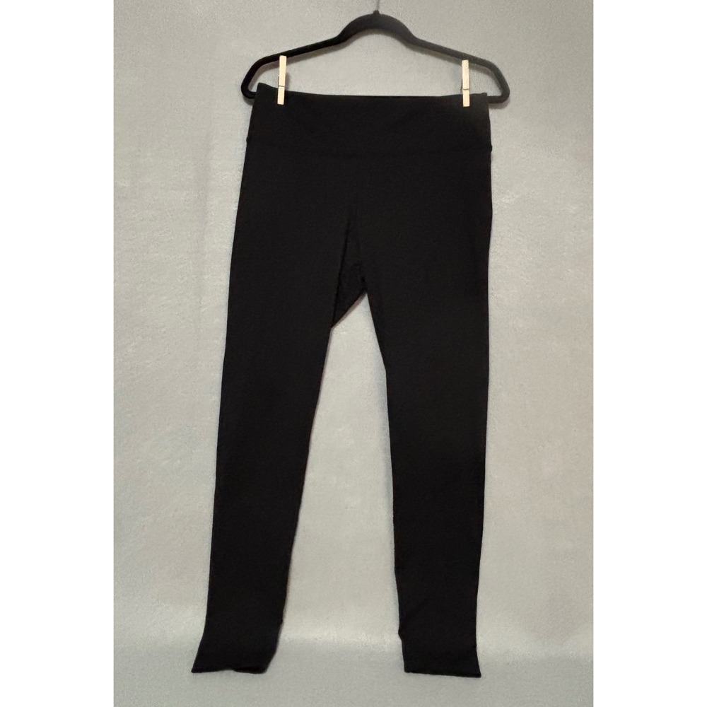 Felina Womens Black High Waisted Leggings C3690RTL XL Activewear Yoga Pants